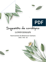 Plano-Alimentar Low Fodmaps