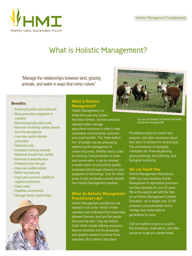 HolisticManagement 1 22 PDF Natural Environment Earth Sciences