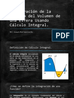 Demostración de La Fórmula Del Volumen de Una Esféra Usando Cálculo Integral