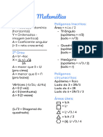 Fórmulas - Matemática