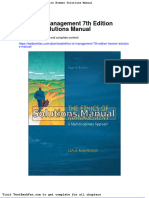 Full Download Ethics of Management 7th Edition Hosmer Solutions Manual