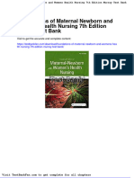 Full Download Foundations of Maternal Newborn and Womens Health Nursing 7th Edition Murray Test Bank