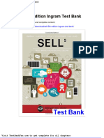 Full Download Sell 5th Edition Ingram Test Bank