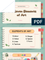 The Seven Elements of Art and 6 Principles of Design Project