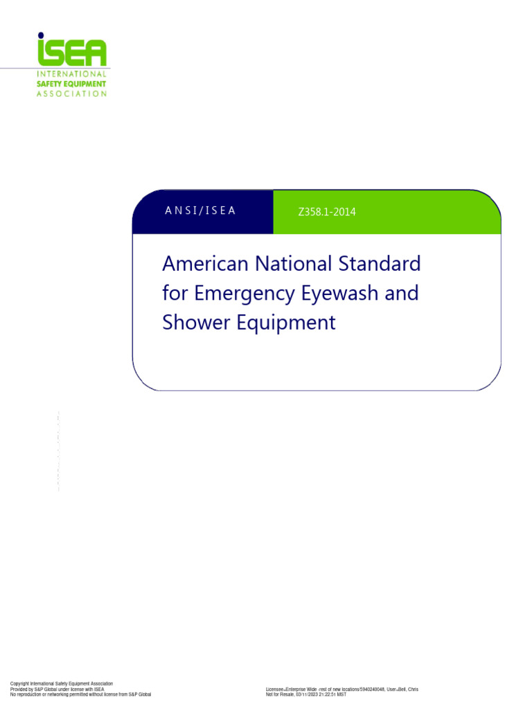 Ansi Z358.1 Pdf Free