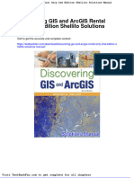 Full Download Discovering Gis and Arcgis Rental Only 2nd Edition Shellito Solutions Manual