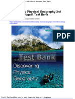 Full Download Discovering Physical Geography 3rd Edition Arbogast Test Bank