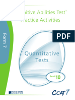 HS - 04KN 1030246 Fairview PS - Attachment: PDF: Practice Activities Quantitative Level 10