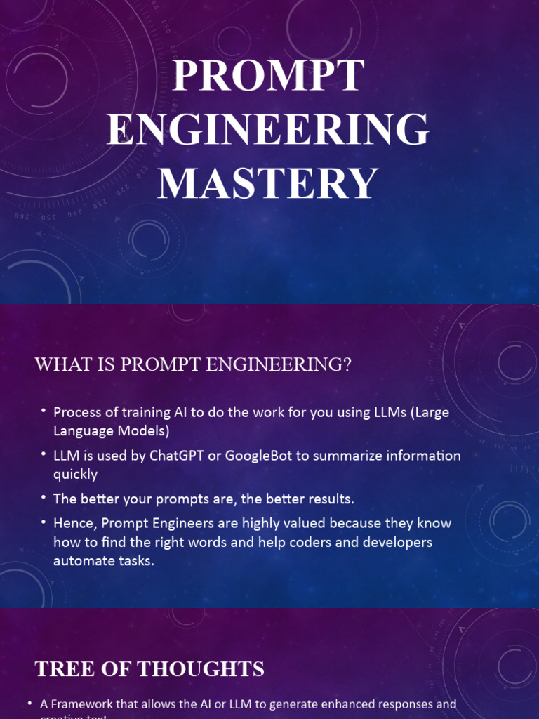 Mastering Prompt Engineering Techniques | PDF