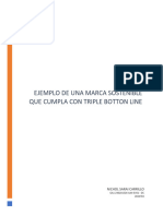 Ejemplo de Una Marca Sostenible Que Cumple Con Triple Bottom Line