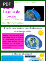 Tema 10 La Capa de Ozono