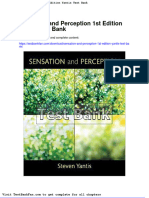 Full Download Sensation and Perception 1st Edition Yantis Test Bank