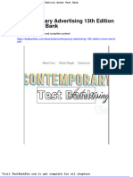 Full Download Contemporary Advertising 13th Edition Arens Test Bank