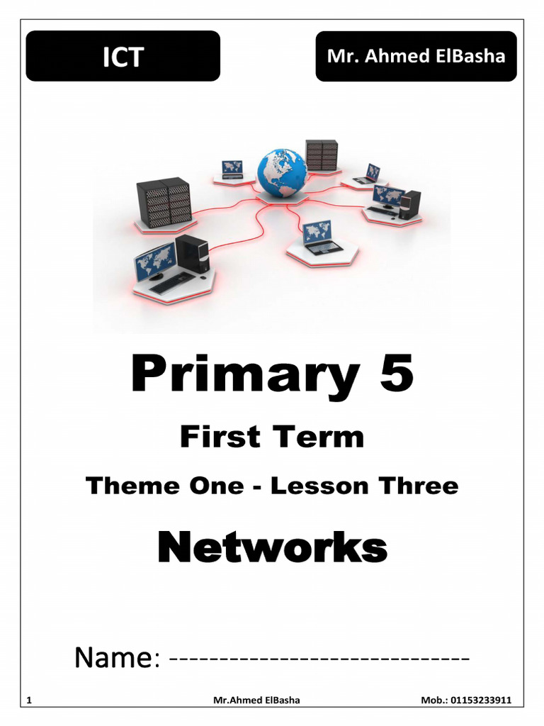 Grade 5 - ICT - Theme 1 lesson 3 2024 | PDF