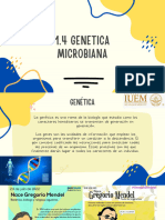 Unidad 1 Tema 1.4 Genetica Microbiana