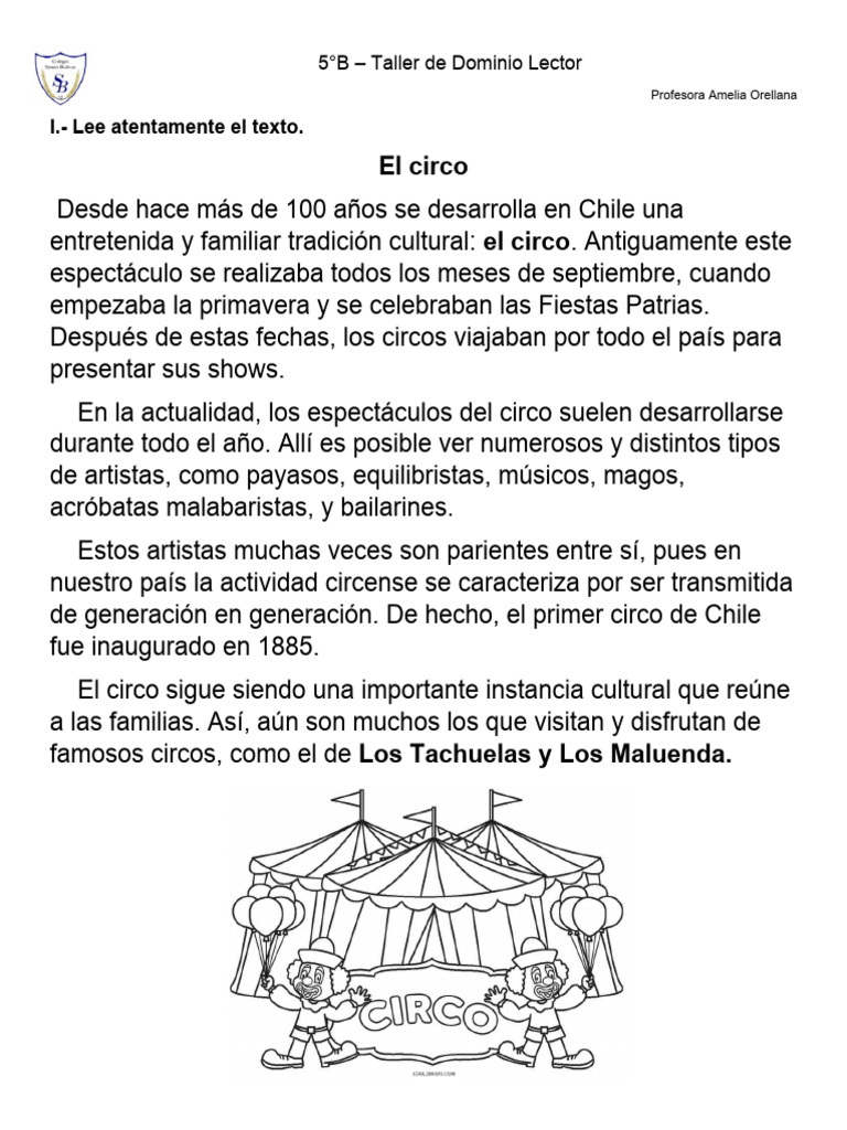 El Circo Pdf