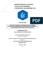 X1 -Análisis de muros confinados en un sistema estructural aporticado ante un evento sísmico en una vivi