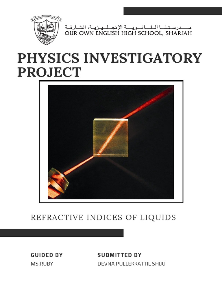 Physics Project File | PDF