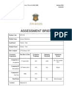 Assessment Brief Science Education (SCE 104)