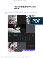 Full Download Experience Music 4th Edition Charlton Solutions Manual