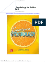 Full Download Experience Psychology 3rd Edition King Test Bank