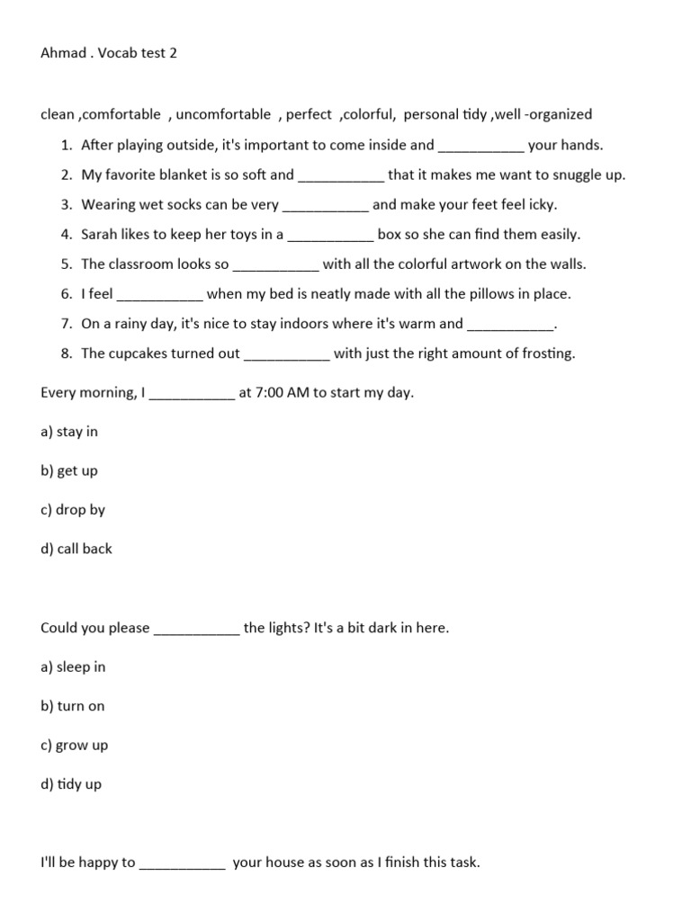 Grammar Test Grade 5 Pdf