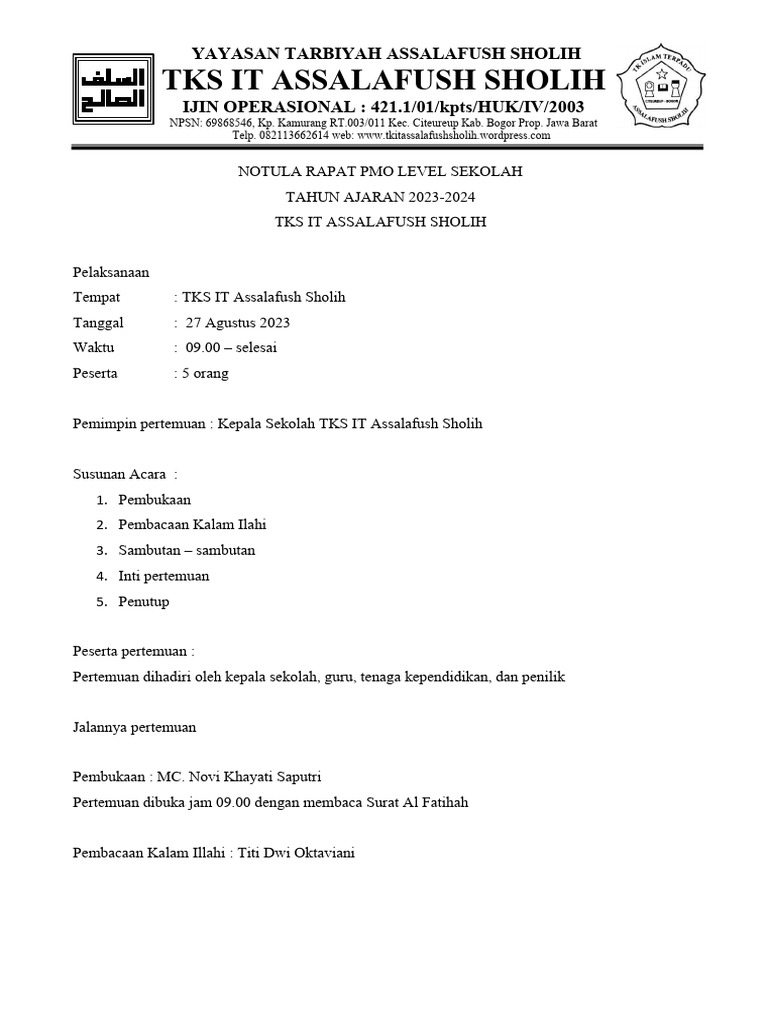 contoh-laporan-pmo-level-sekolah-pdf