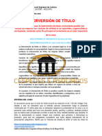 Interversión de Título