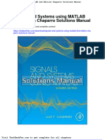 Full Download Signals and Systems Using Matlab 2nd Edition Chaparro Solutions Manual