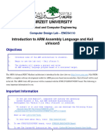 Introduction To ARM Assembly Language and Keil Uvision5