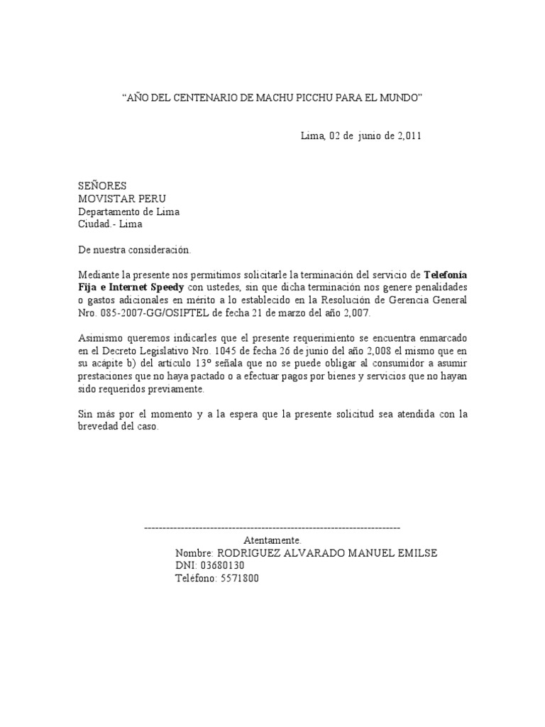 CARTA DESAFILIACION