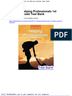 Full Download Skills For Helping Professionals 1st Edition Geroski Test Bank