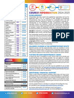 Course Information Finance Payments Sheet - 2024-2025