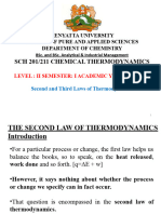 2-SCH201-Second and Third Law of Thermodynamics
