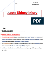 Acute Kidney Injury Osama