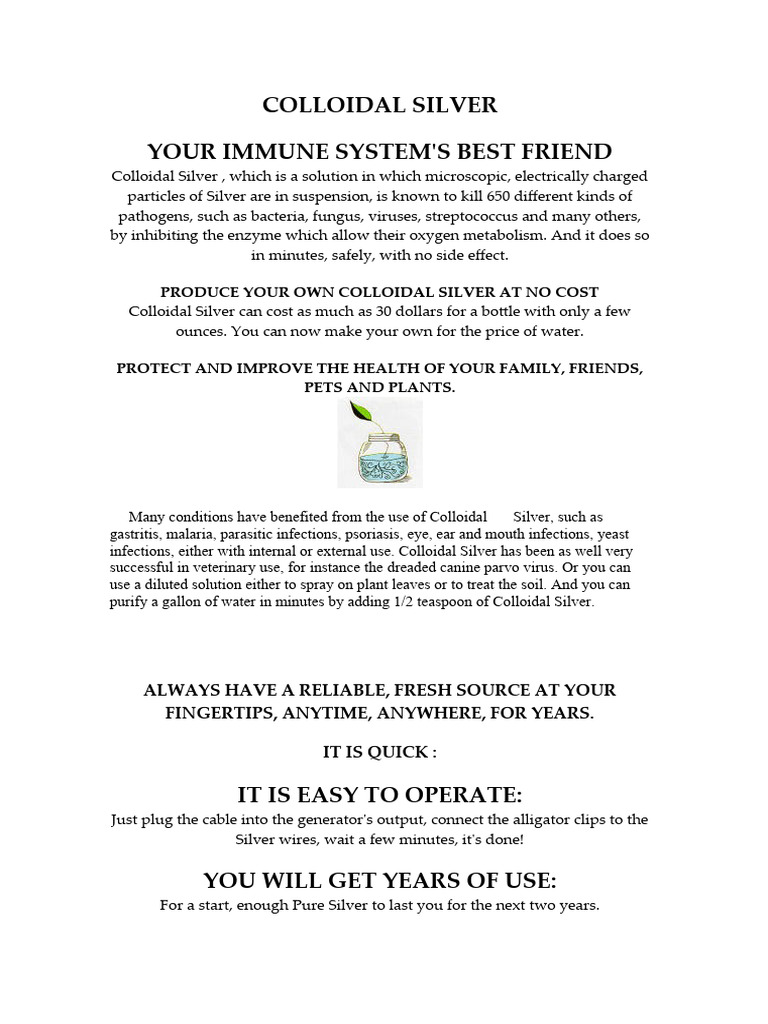 Colloidal Silver PDF