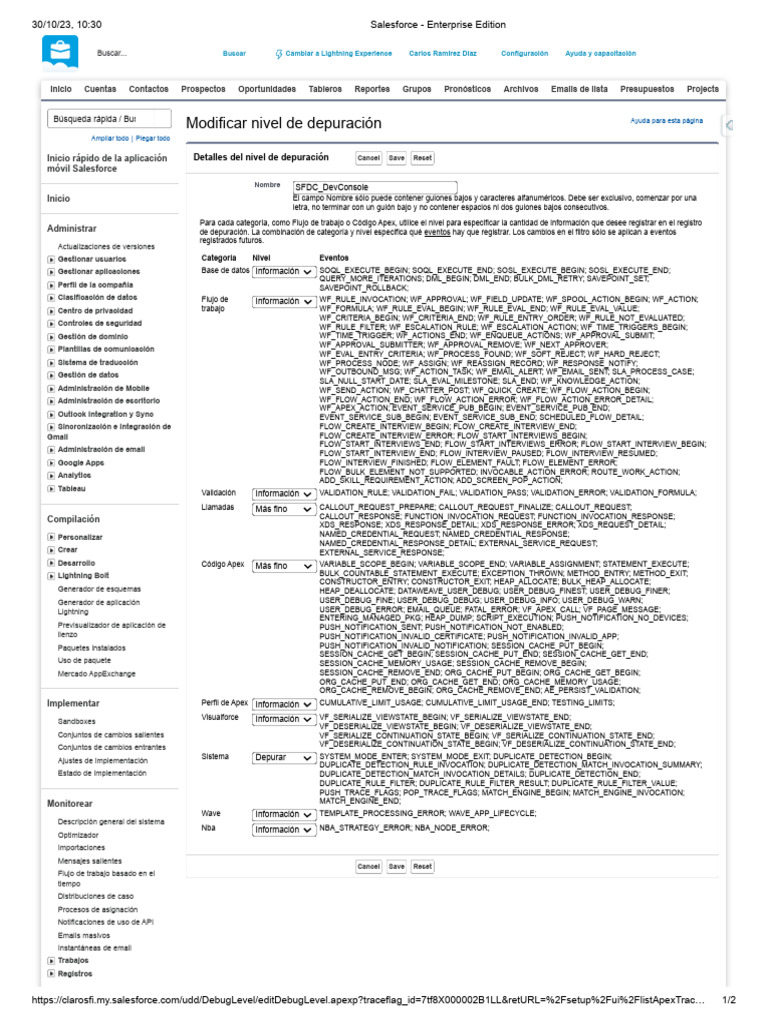 Configuración y Administración en Salesforce | PDF | Ingeniería de ...