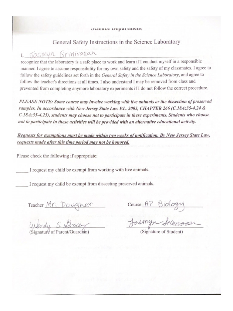 General Safety Instructions in the Science Laboratory PDF