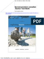 Full Download Exploring Macroeconomics Canadian 3rd Edition Sexton Test Bank