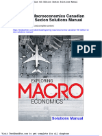 Full Download Exploring Macroeconomics Canadian 4th Edition Sexton Solutions Manual