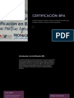 Certificación Bpa