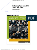 Full Download Exploring Marketing Research 10th Edition Zikmund Test Bank
