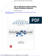 Full Download Fundamentals of Advanced Accounting 7th Edition Hoyle Solutions Manual