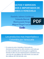 Diapositivas Economia Colombia Venezuela