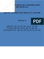 sécurité des réseaux sans fil ASR 532