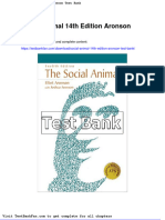 Full Download Social Animal 14th Edition Aronson Test Bank