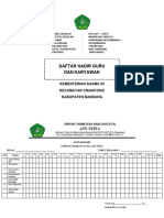 Daftar Hadir Guru