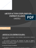 artefactos improvisados entrega