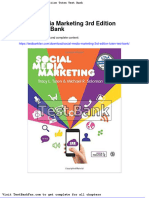 Full Download Social Media Marketing 3rd Edition Tuten Test Bank
