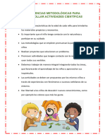 Sugerencias Metodológicas para Desarrollar Actividades Científicas-Ideas Fuerzas